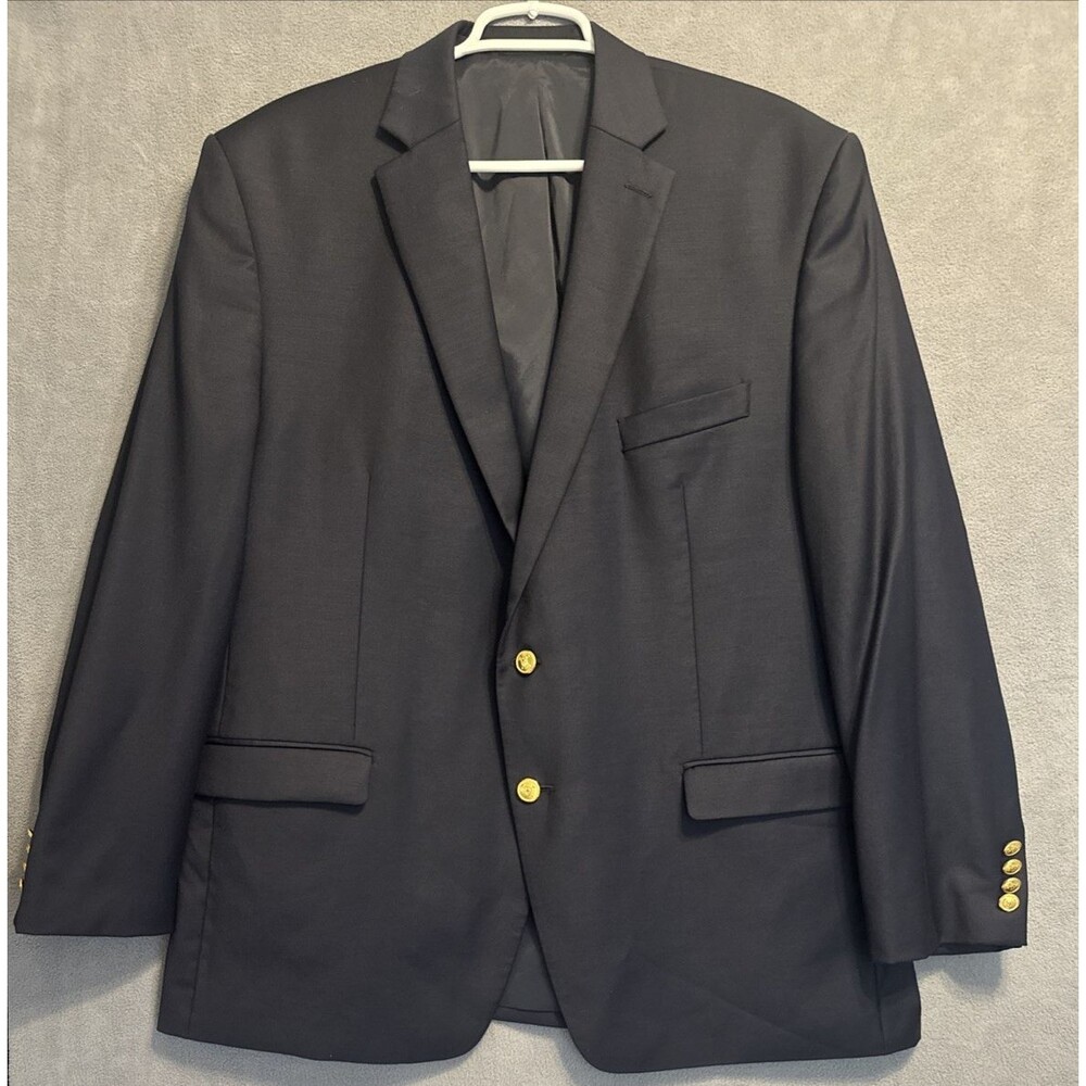 Lauren Ralph Lauren Men’s Navy Sport Coat Blazer with Gold Buttons